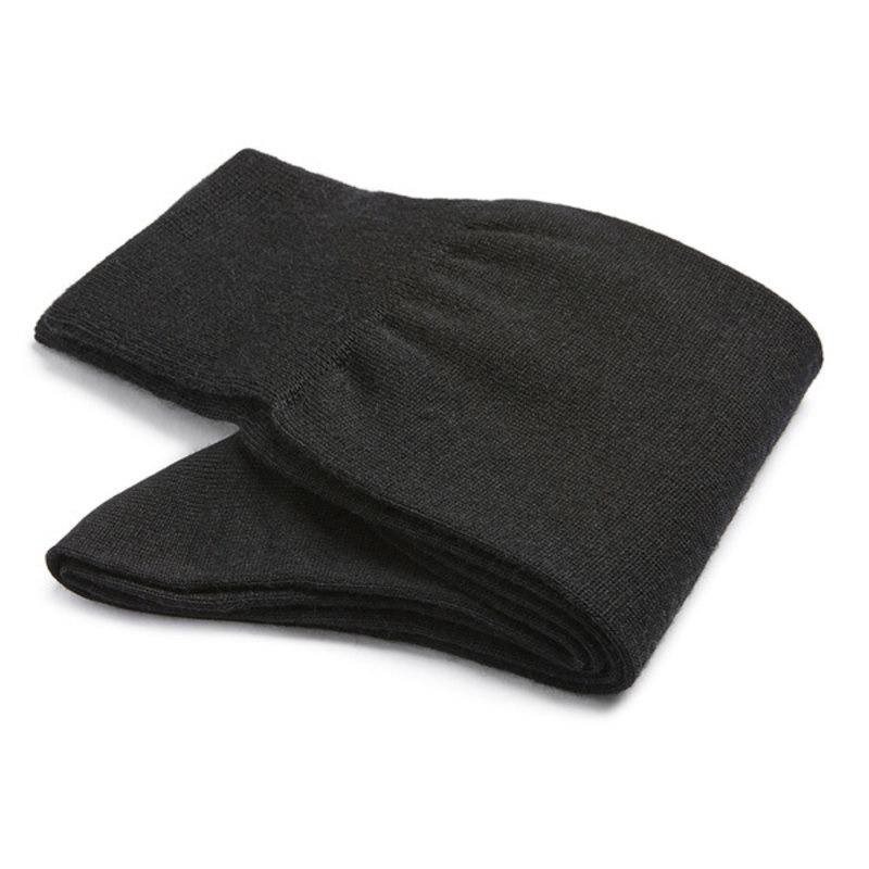 CARLO LANZA Zwarte wollen herensokken 200-297| Carlo Lanza