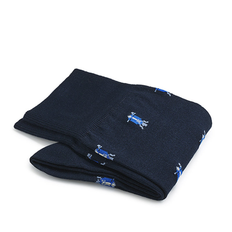 CARLO LANZA Herensokken blauwe scooter 500-59 | Carlo Lanza