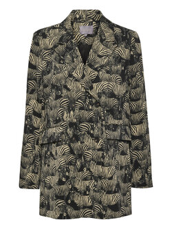 CULTURE 50109274 Melania zebra blazer black