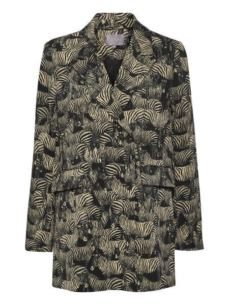 CULTURE 50109274 Melania zebra blazer black