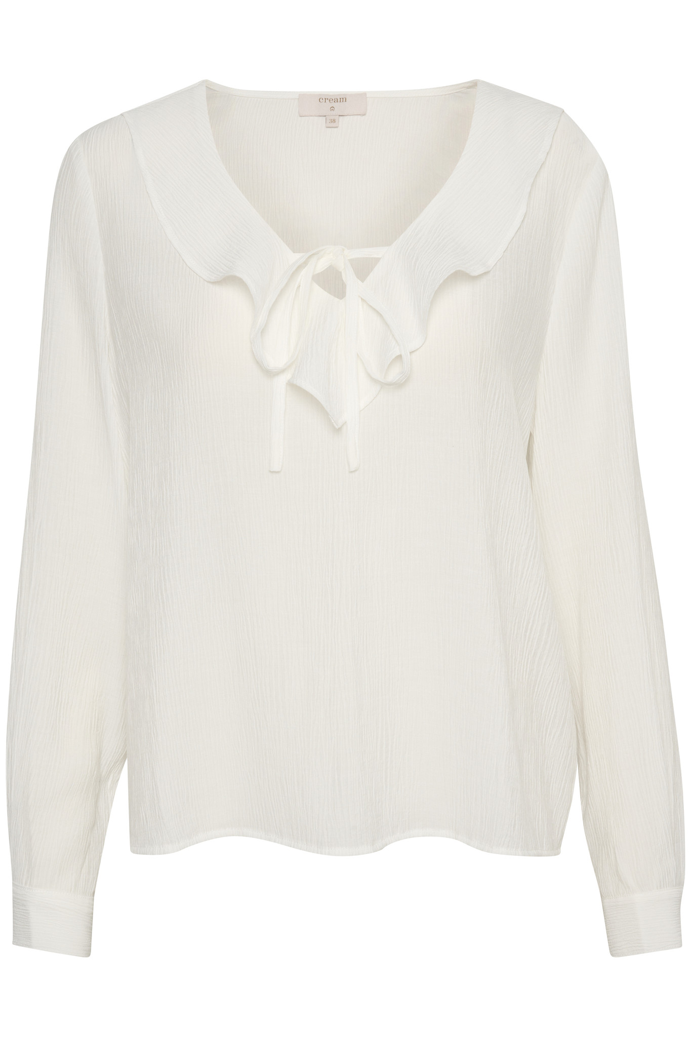 CREAM 10610920 Crrula blouse snow white