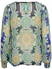 CREAM 10610978 Crcarolina blouse floral tropical blu