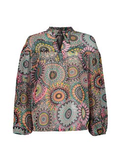 GEISHA 33269-20 Top black-pinkcombi