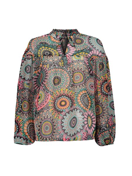 GEISHA 33269-20 Top black-pinkcombi