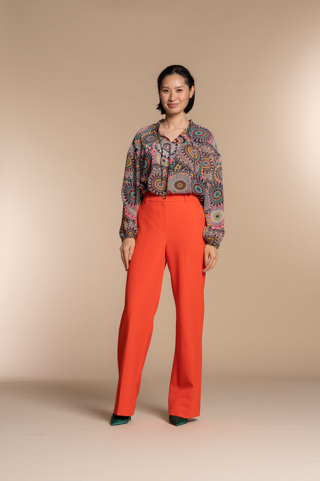 GEISHA 33269-20 Top black-pinkcombi