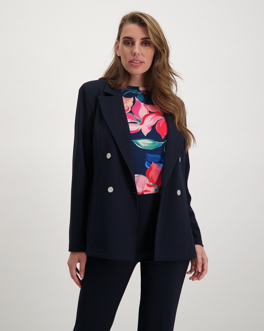 BR&DY OLIVE BLAZER J0001 NAVY 410