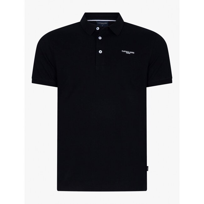 CAVALLARO 116231008 Basic polo black