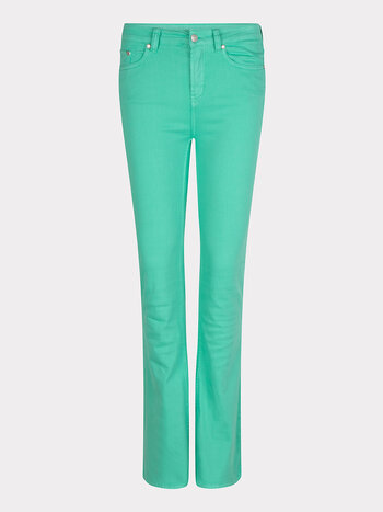 ESQUALO SP23.12017 Trousers flair colored jade