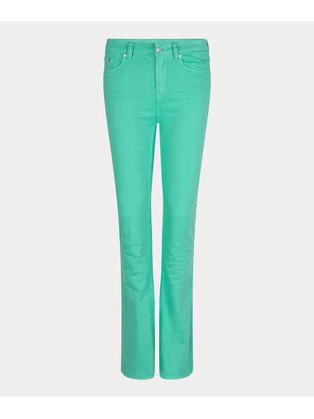ESQUALO SP23.12017 Trousers flair colored jade