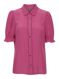 CULTURE 50107554 Asmine ss shirt fuchsia pink