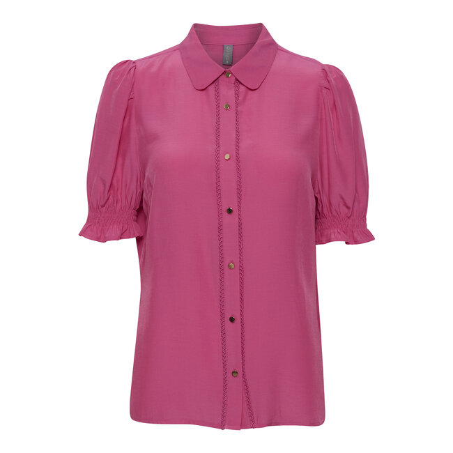 CULTURE 50107554 Asmine ss shirt fuchsia pink