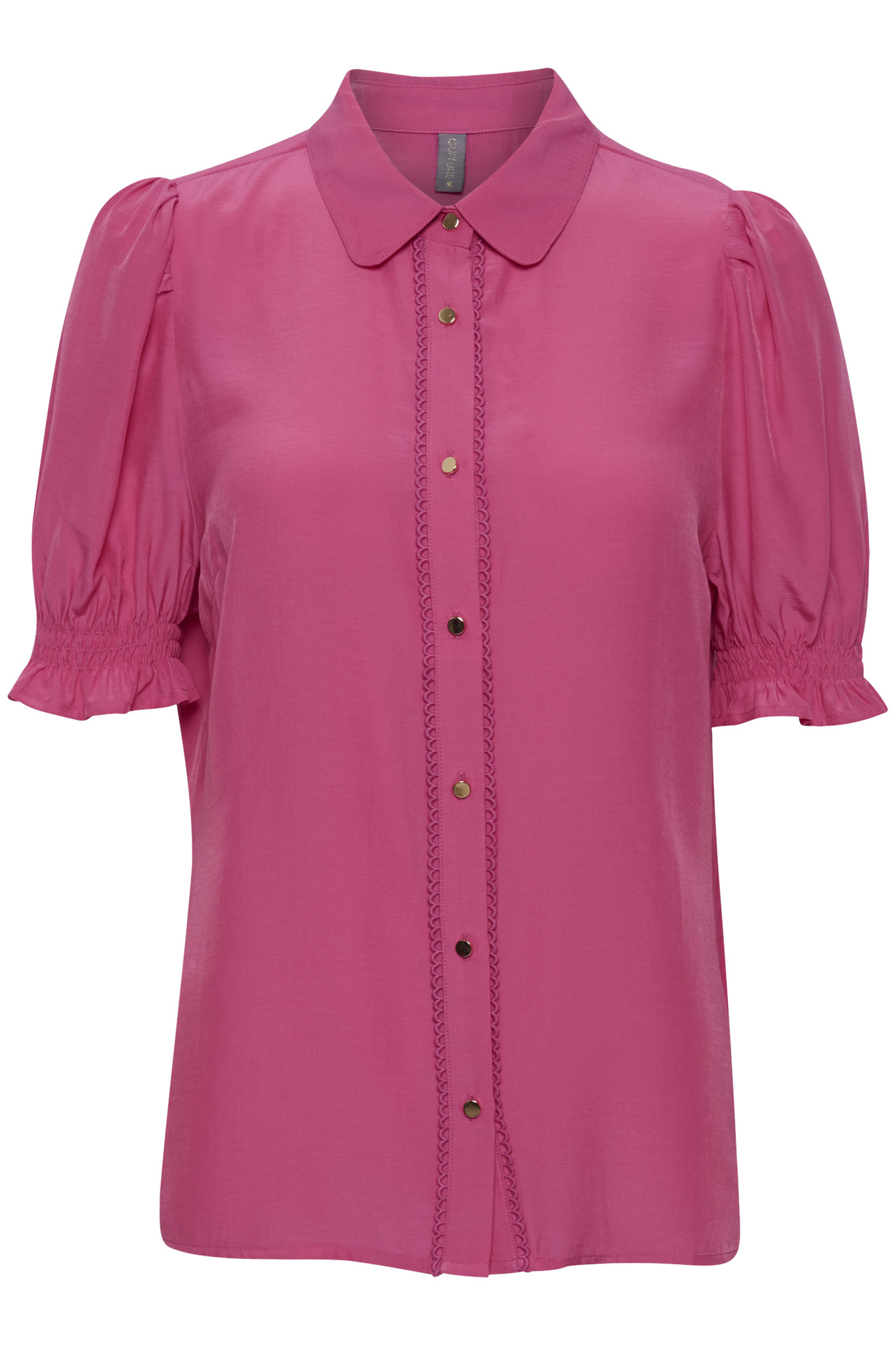 CULTURE 50107554 Asmine ss shirt fuchsia pink