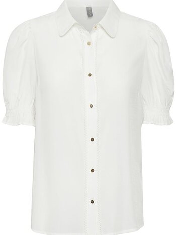 CULTURE 50107554 Asmine ss shirt spring gardenia