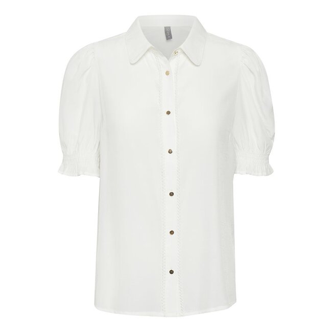 CULTURE 50107554 Asmine ss shirt spring gardenia