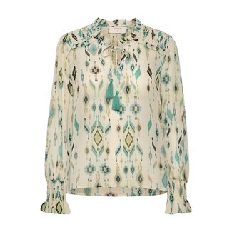 CREAM 10611172 Cresra blouse perfectly pale eth