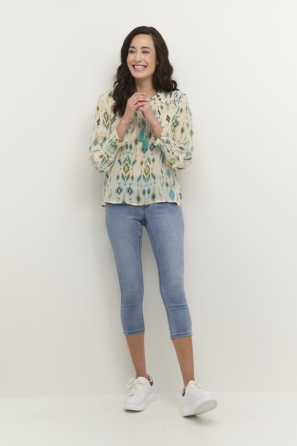 CREAM 10611172 Cresra blouse perfectly pale eth