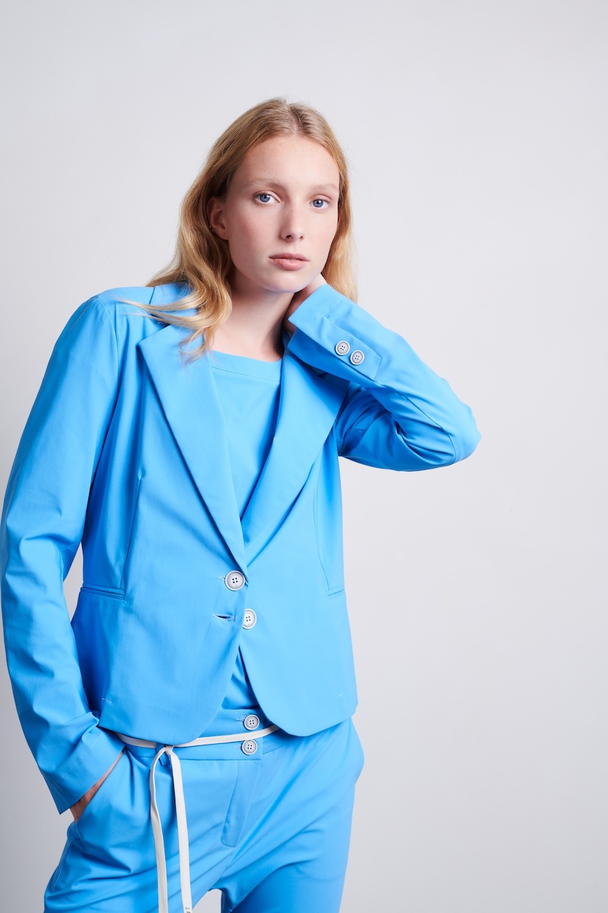 JANE LUSHKA U12328103 Blazer solomon technical jersey light blue