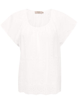 CREAM 10611190 Crmoccamia top snow white