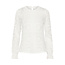 CREAM 10607994 Crtiley lace blouse snow white