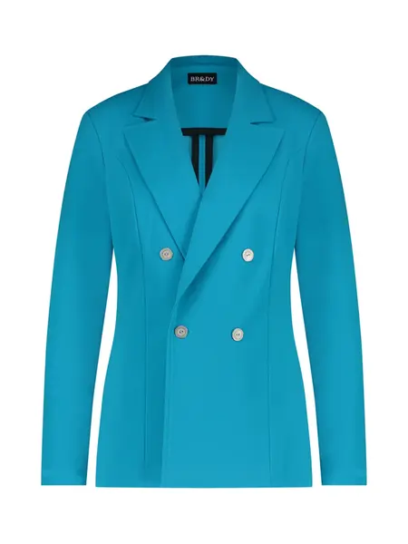 BR&DY OLIVE BLAZER J0001 AQUA