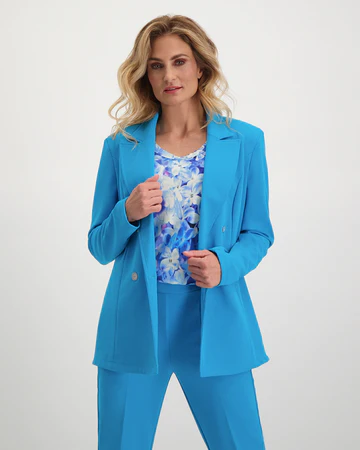 BR&DY OLIVE BLAZER J0001 AQUA