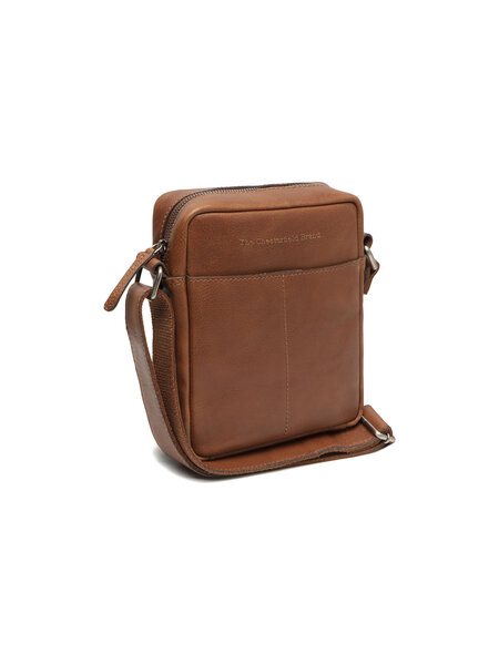 THE CHESTERFIELD BRAND Leren Schoudertas Cognac Troy