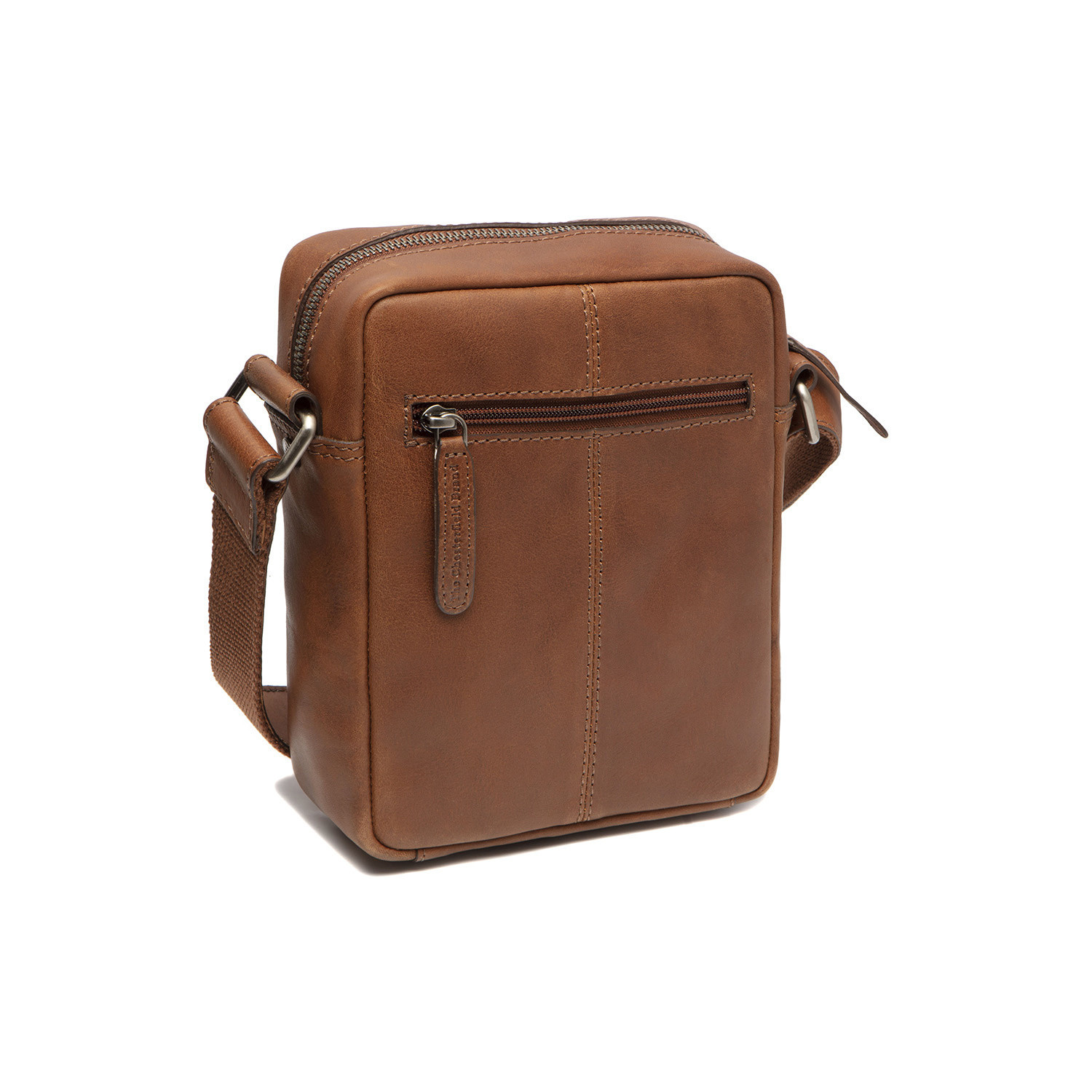 THE CHESTERFIELD BRAND Leren Schoudertas Cognac Troy