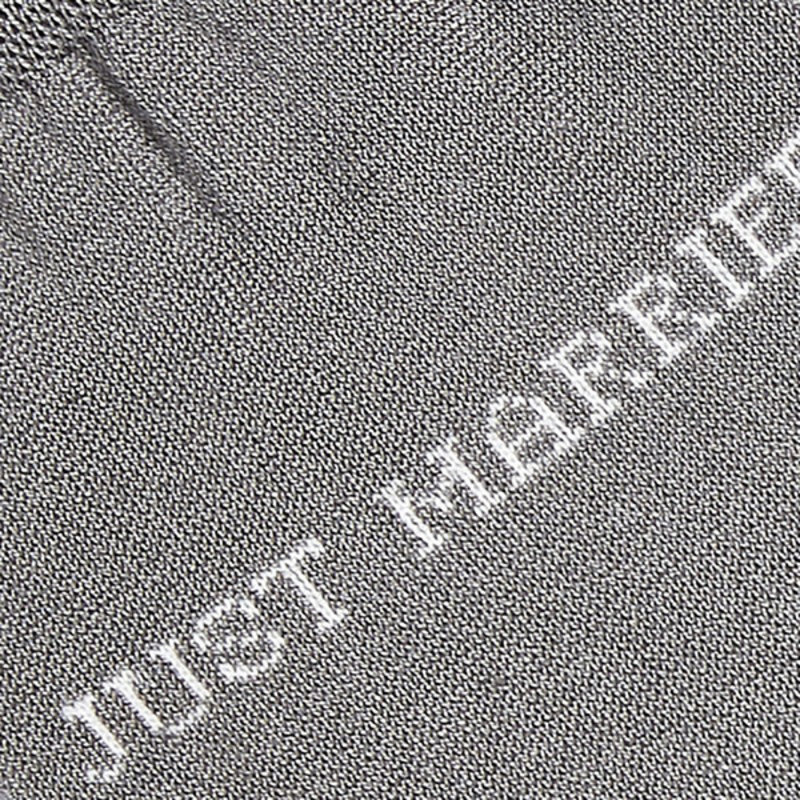 CARLO LANZA Grijze katoenen herensokken | Just Married