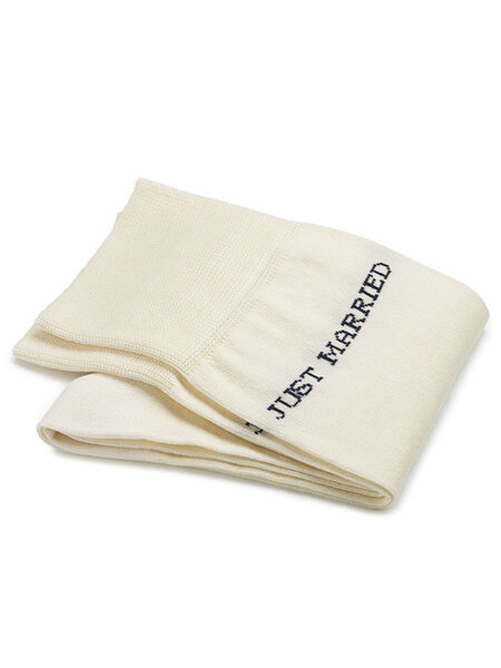 CARLO LANZA Ivoorwitte herensokken | Just Married