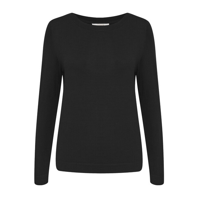 CREAM 10611709 Crdela knit pullover pitch black