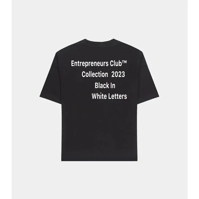 ENTREPRENEURS CLUB Entrepreneurs Club Oversized Black T-shirt