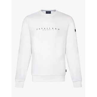 CAVALLARO LECCONE R NECK SWEAT 120235002 OFF WHITE