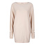 ESQUALO F23.07540 SWEATER BATWING BUTTONED CUFF LIGHT SAND