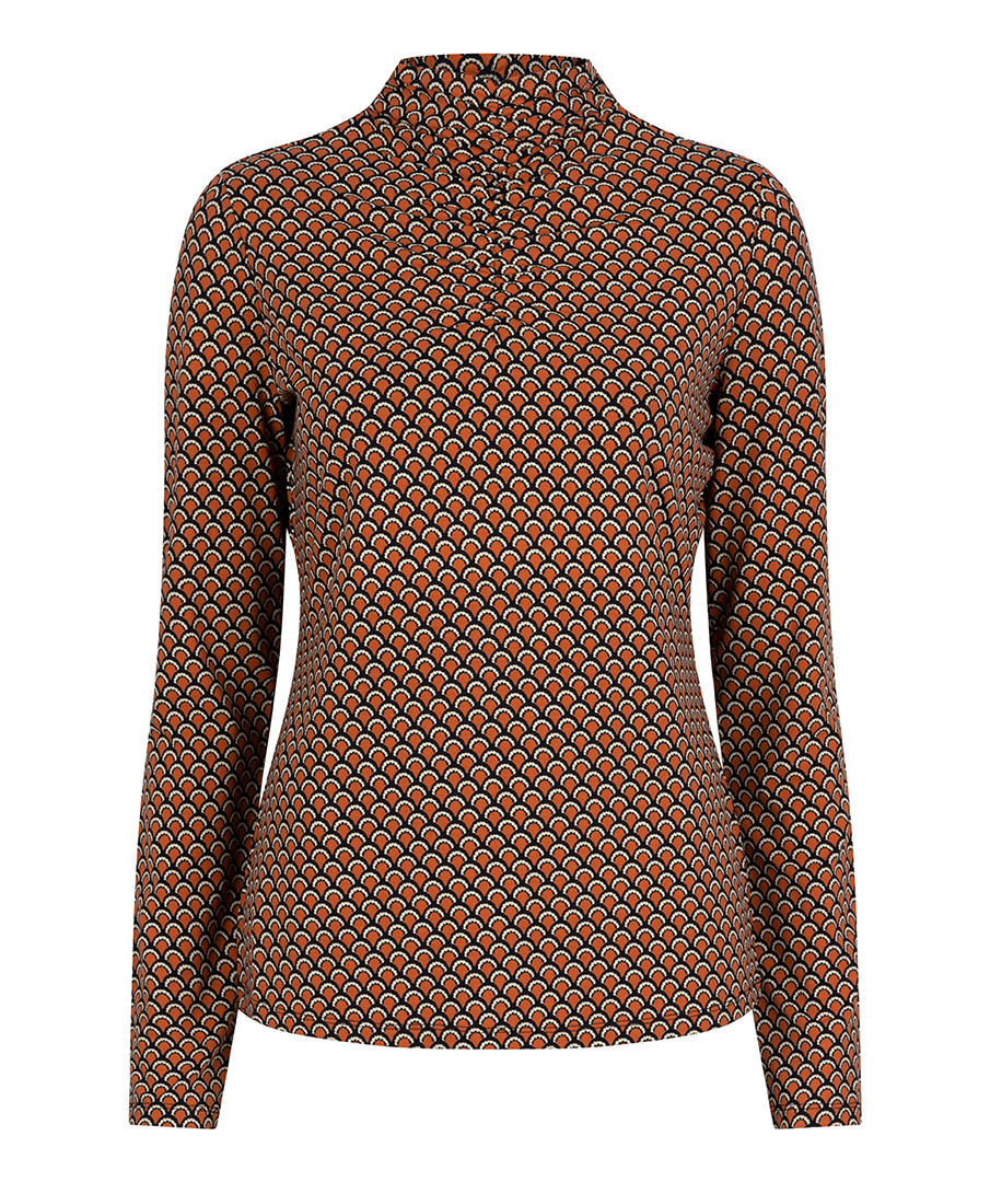 ESQUALO F23.30515 TOP SMOCKED NECKLINE SCALLOPED SJ