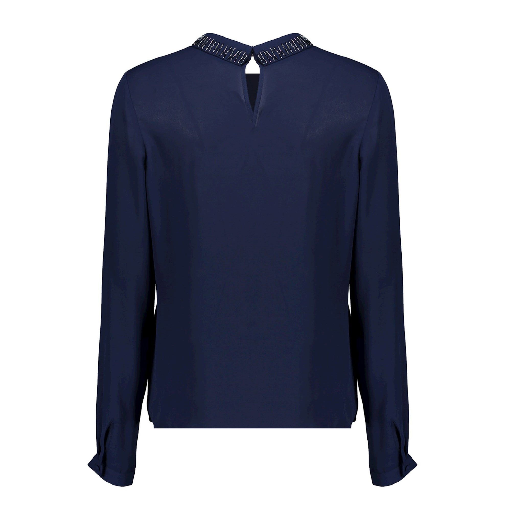 GEISHA 33505-10 Top collar embr navy