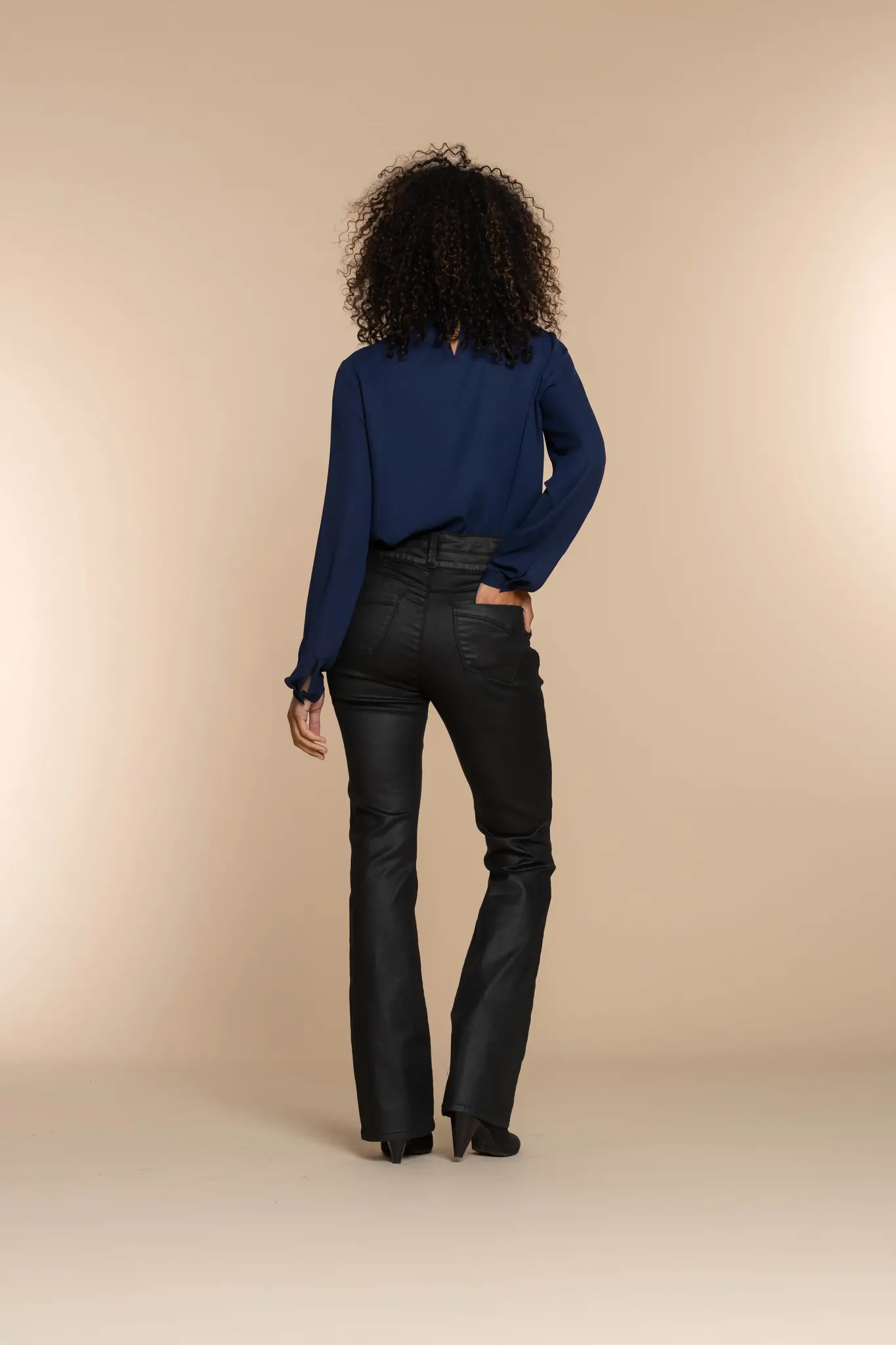 GEISHA 33505-10 Top collar embr navy