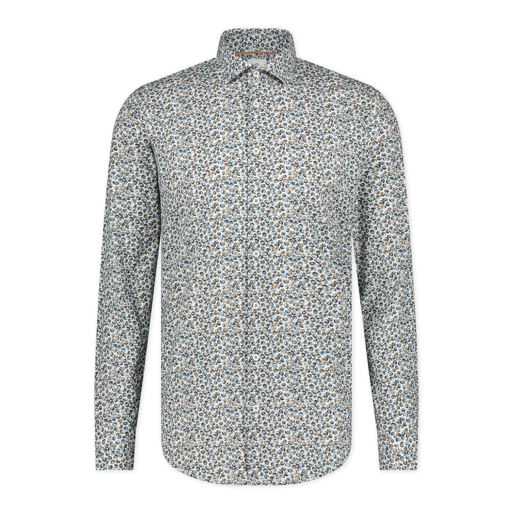 BLUE INDUSTRY 3101.32 Blue industry shirt ppd green