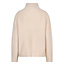ESQUALO F23.07511 Sweater raglan snap button light sand