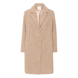 CREAM 10611643 Crtulisa coat brown oat jacqu