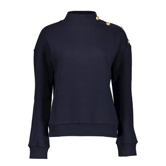 GEISHA SWEAT WITH BUTTONS 32834-41 000675 NAVY