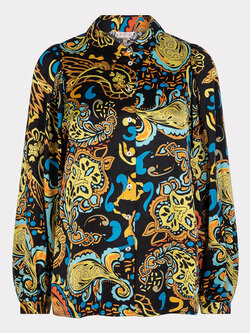 ESQUALO W23.15709 Blouse basic untamed party print