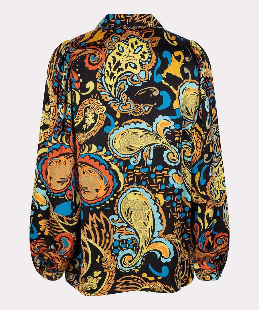 ESQUALO W23.15709 Blouse basic untamed party print