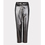 ESQUALO W23.11701 Trousers metallic pu silver