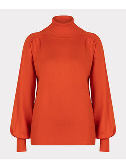 ESQUALO W23.07706 Sweater raglan col red clay