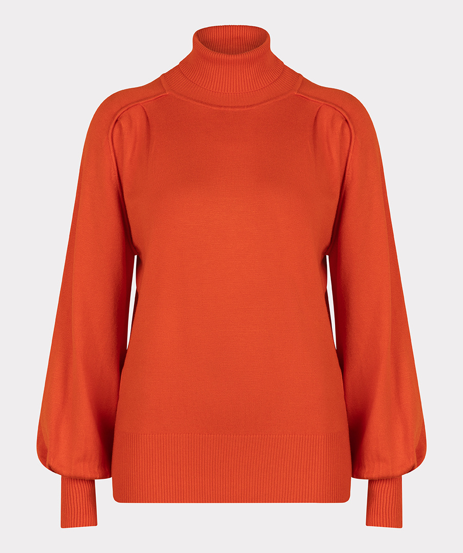 ESQUALO W23.07706 Sweater raglan col red clay