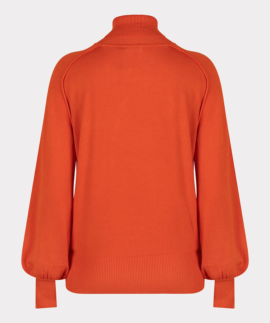 ESQUALO W23.07706 Sweater raglan col red clay