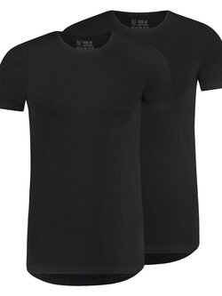 RJ BODYWEAR MAASTRICHT BODY FIT 0-NECK 37-050 BLACK