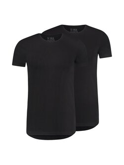 RJ BODYWEAR MAASTRICHT BODY FIT 0-NECK 37-050 BLACK