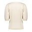 GEISHA 44044-14 Pullover rib short sleeves off-white