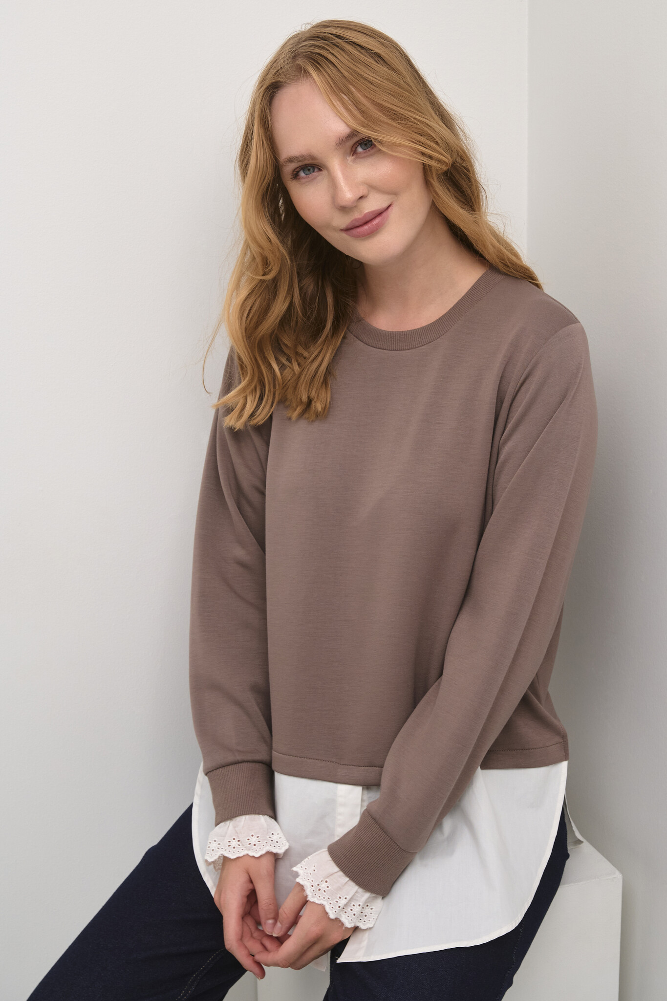 CULTURE 50110280 Cuchabrina ls sweatshirt